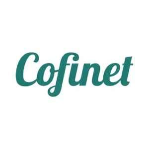 Logo de Cofinet, marca aliada en sostenibilidad y regeneración de ecosistemas en Colombia